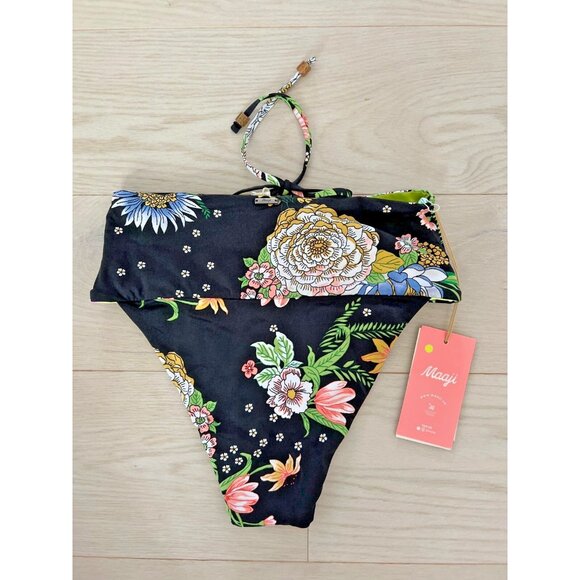 MAAJI Sushi Floral High Waist Swim Bottom ( M ) - Picture 4 of 6